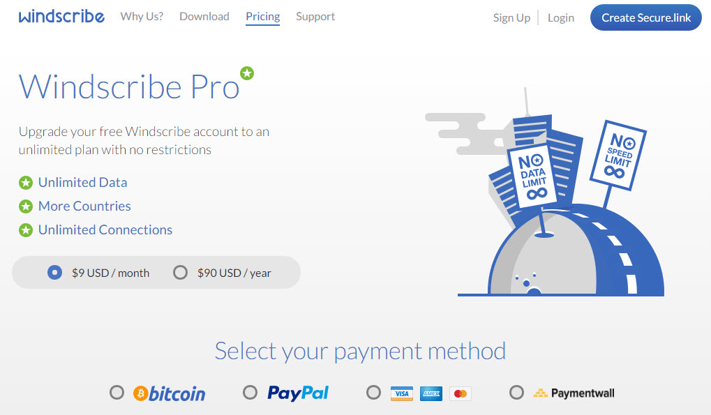 windscribe-pricing-methods
